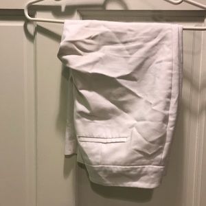 White Capri dress pants